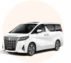 Sewa mobil Toyota Alphard Transformer murah di bali