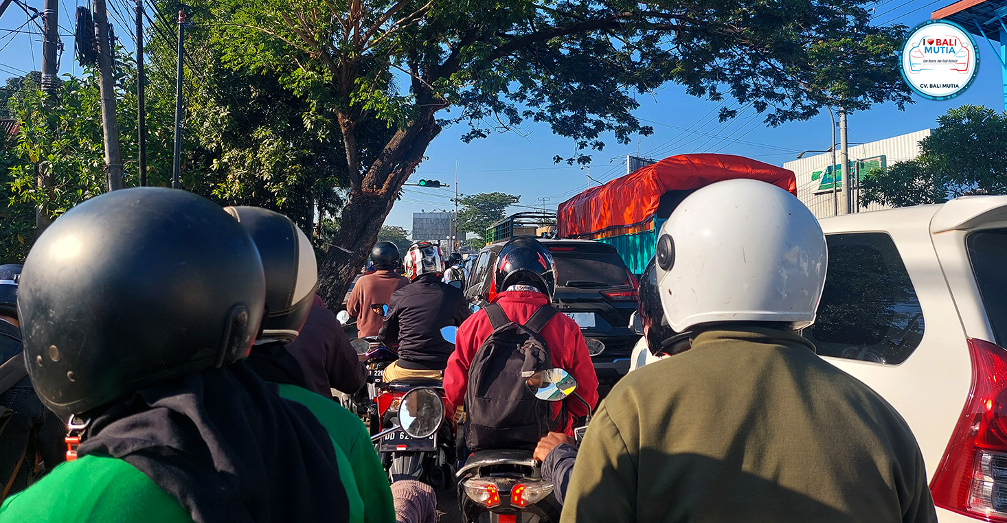 kondisi traffic di Canggu